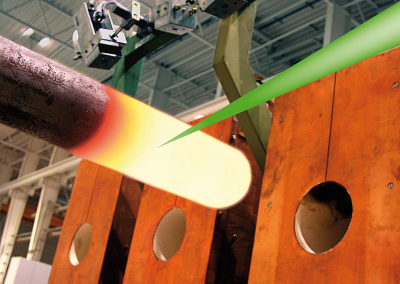 Temperature measurement on annealing steel